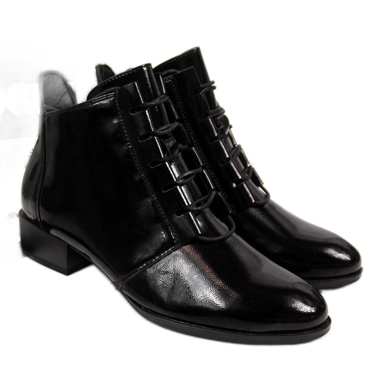 Botas sin aislamiento lacado Potocki W WOL33A negro Botas sin aislamiento lacado Potocki W WOL33A negro