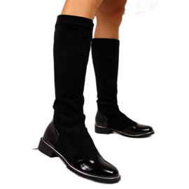 Botas de ante negro con aislamiento Filippo W PAW289
