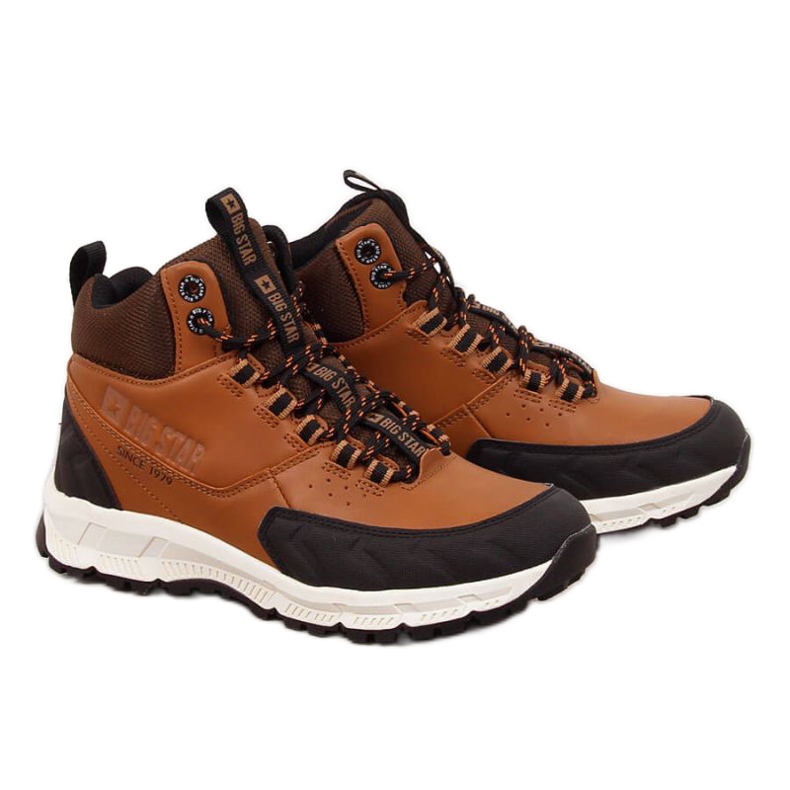 Botas de montaña sin aislamiento Big Star Jr II274453 camel blanco marrón