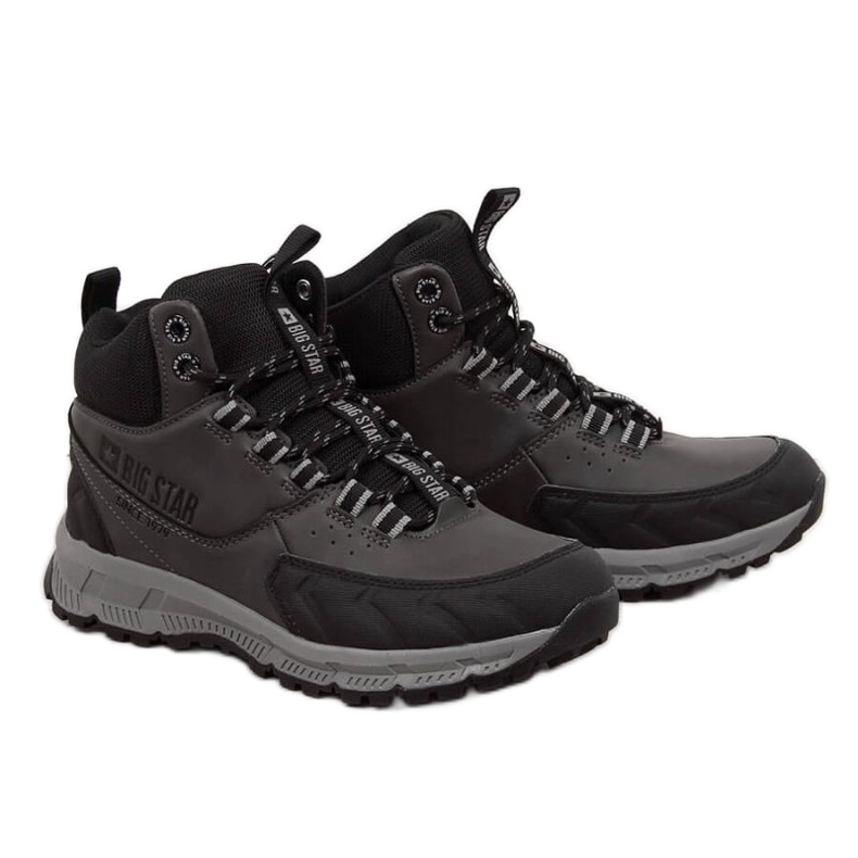 Botas de montaña grises Big Star Jr. INT1622B blanco