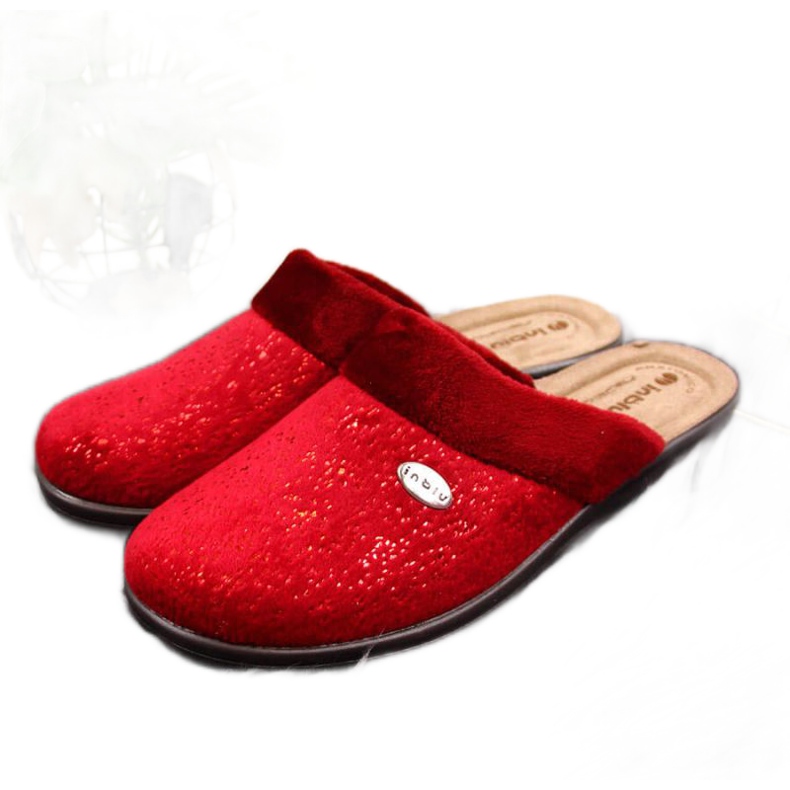 Zapatillas de casa en la cuña Inblu W ARC8 rojo