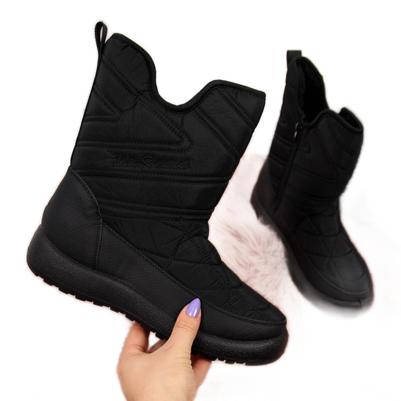 Botas de nieve impermeables News W EVE309A negro