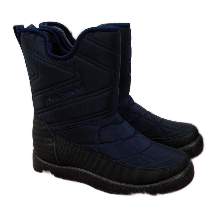 Botas de nieve impermeables Novedades W EVE309C azul marino