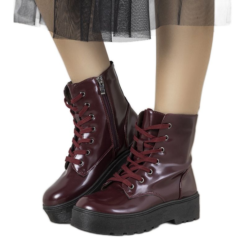 Botas Jeanne granate burdeos Botas Jeanne granate burdeos