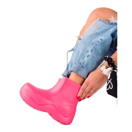 TRENDI Chanclos en la plataforma de moda rosa