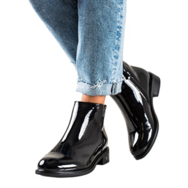 Botas VINCEZA Lacadas Negras negro