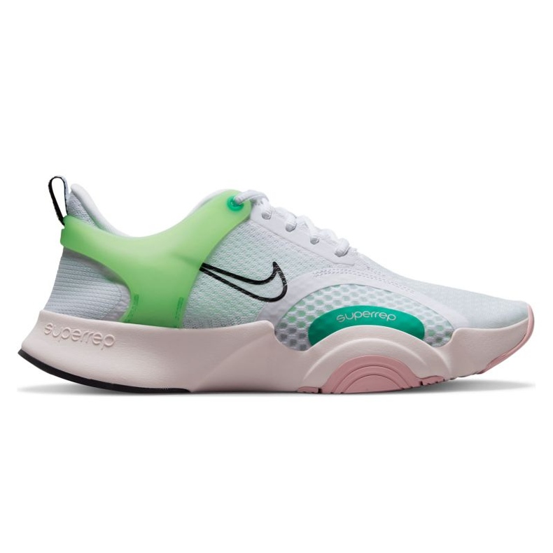 Zapatillas de entrenamiento Nike SuperRep Go 2 W CZ0612-136 blanco verde