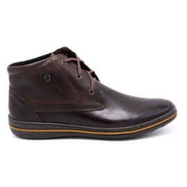 Polbut Botas de invierno para hombre 339F marrón oscuro