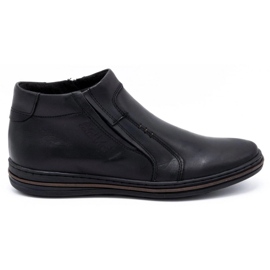 Polbut Zapato piel invierno hombre 381F negro