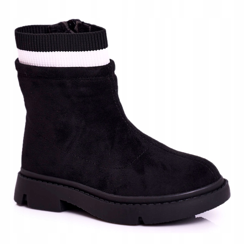 Apawwa Botines Calientes Infantiles Negros Pinko