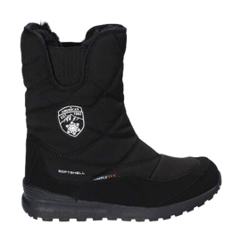 Botas de nieve softshell impermeables con membrana American Club SN22 / 21, negro