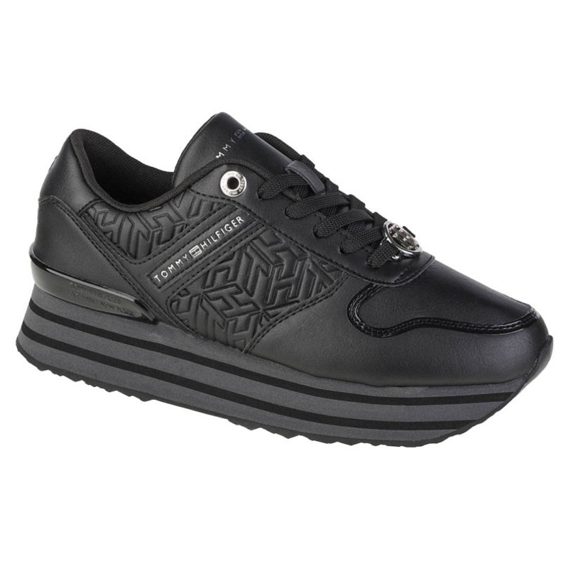 Zapatos Tommy Hilfiger Flatfor Sneaker W FW0FW05939-BDS negro