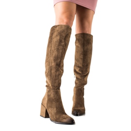 Botas de ante VINCEZA Sylowe marrón Botas de ante VINCEZA Sylowe marrón