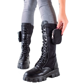 TRENDI Trabajadores altos con bolsillo negro TRENDI Trabajadores altos con bolsillo negro