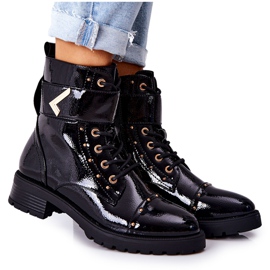 PG1 Botas Colira Negra Lacadas Cálidas negro PG1 Botas Colira Negra Lacadas Cálidas negro