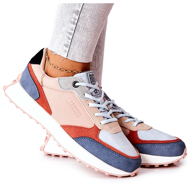 Zapatos Deportivos Memory Foam Big Star II274401 Beige-Azul