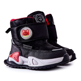 PJ2 Botas de nieve para niños Botas Negro Frenzie