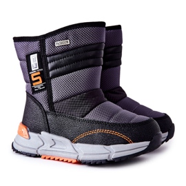 PJ2 Botas altas de nieve cálidas negras para niños Leoth negro PJ2 Botas altas de nieve cálidas negras para niños Leoth negro