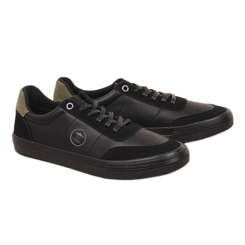 Zapatillas bajas de piel ecológica Big Star M II174008 negras negro