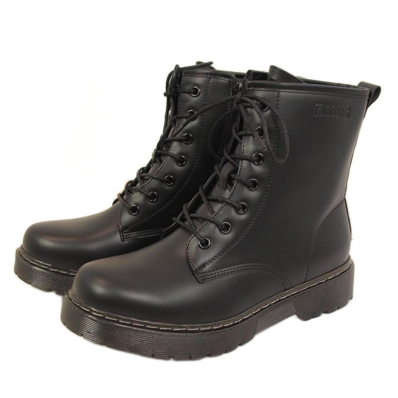 Botas negras aisladas Big Star W II274105 negro Botas negras aisladas Big Star W II274105 negro