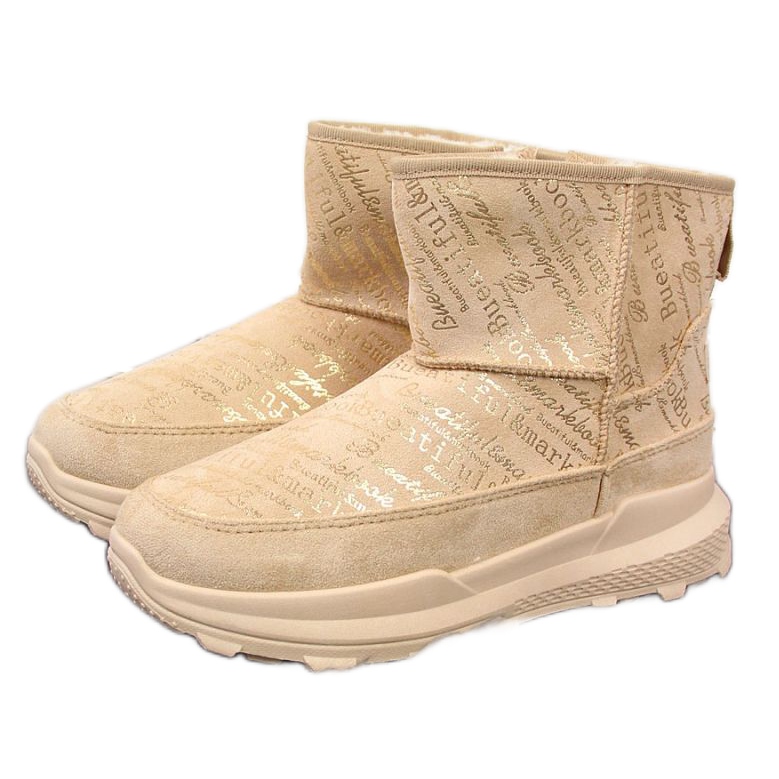 Botas de nieve gamuza News W EVE311B beige