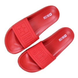 Zapatillas de playa de goma Big Star W DD274A270 rojo