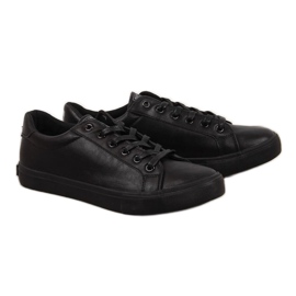 Zapatillas bajas de piel ecológica Big Star M II174029 negras negro