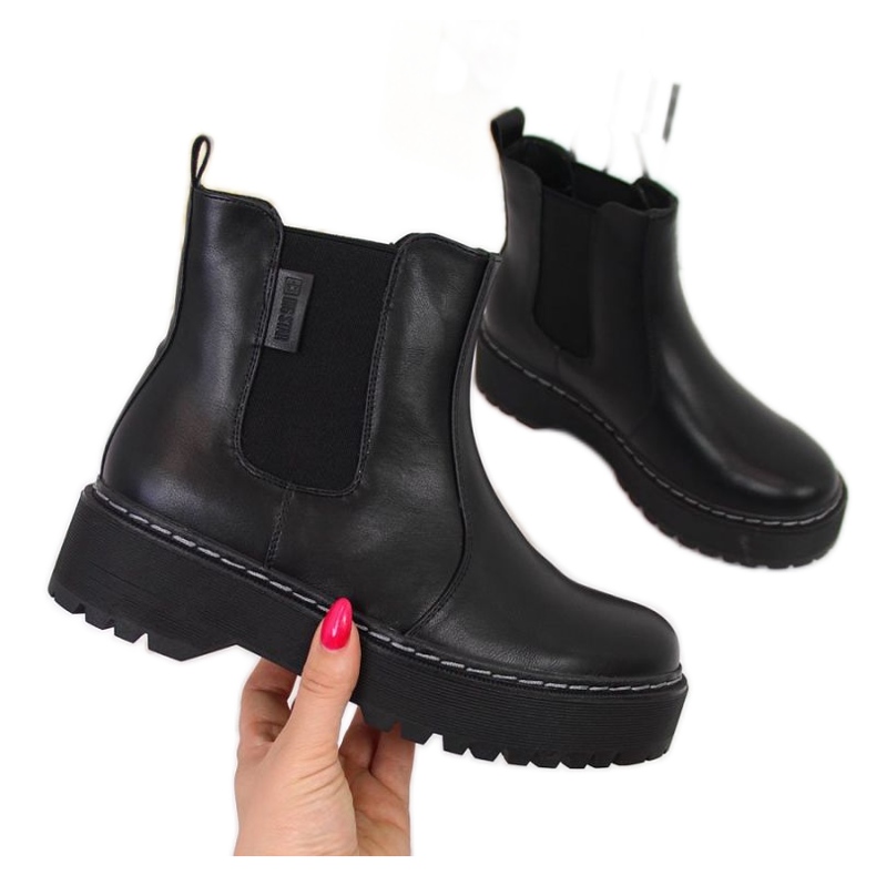 Botas Chelsea con aislamiento Big Star II274101, negro