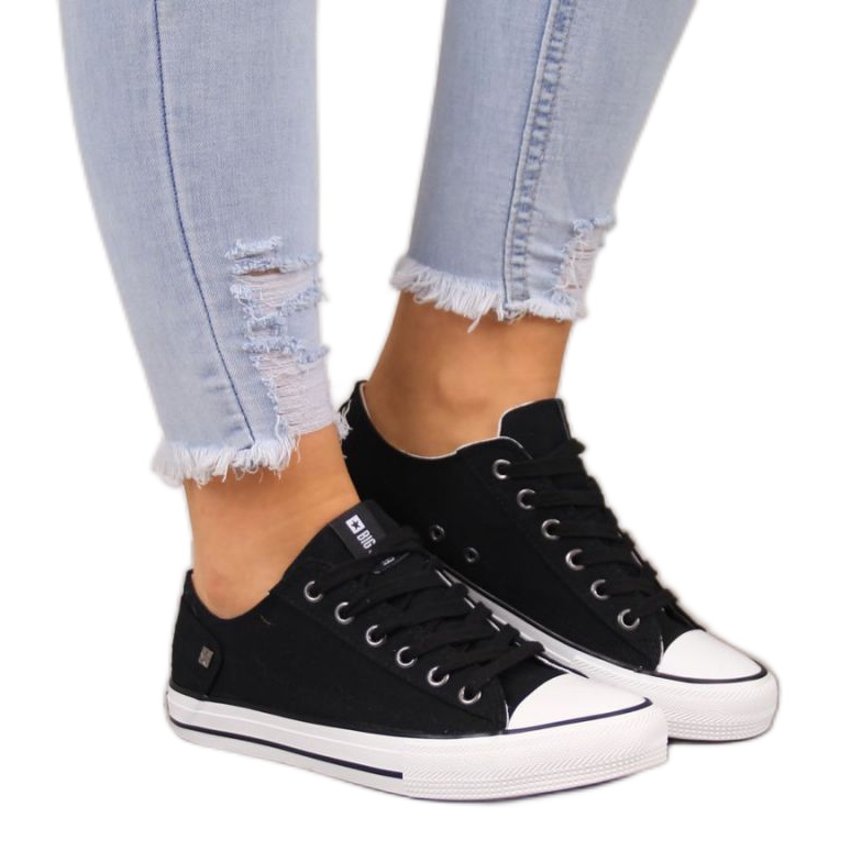 Zapatillas bajas Big Star W DD274338 negro blanco