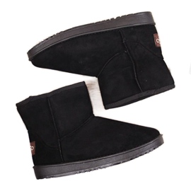 BM NEWS W EVE186A botas de nieve de gamuza negra negro