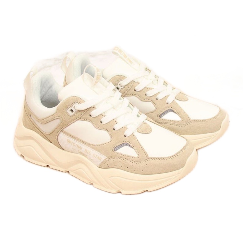 Zapatillas en la plataforma Big Star W GG274657 blanco