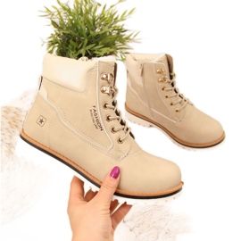Botas de montaña con aislamiento News W EVE249A beige