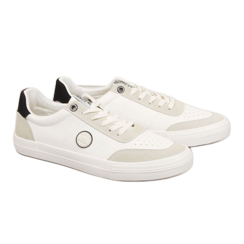 Zapatillas bajas de piel ecológica Big Star M II174009 blancas blanco