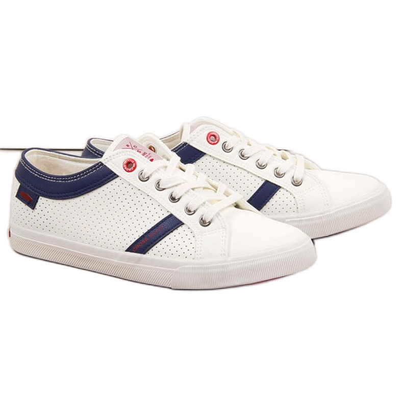 Deportivas bajas de piel ecológica Cross Jeans M II1R4005C blanco Deportivas bajas de piel ecológica Cross Jeans M II1R4005C blanco