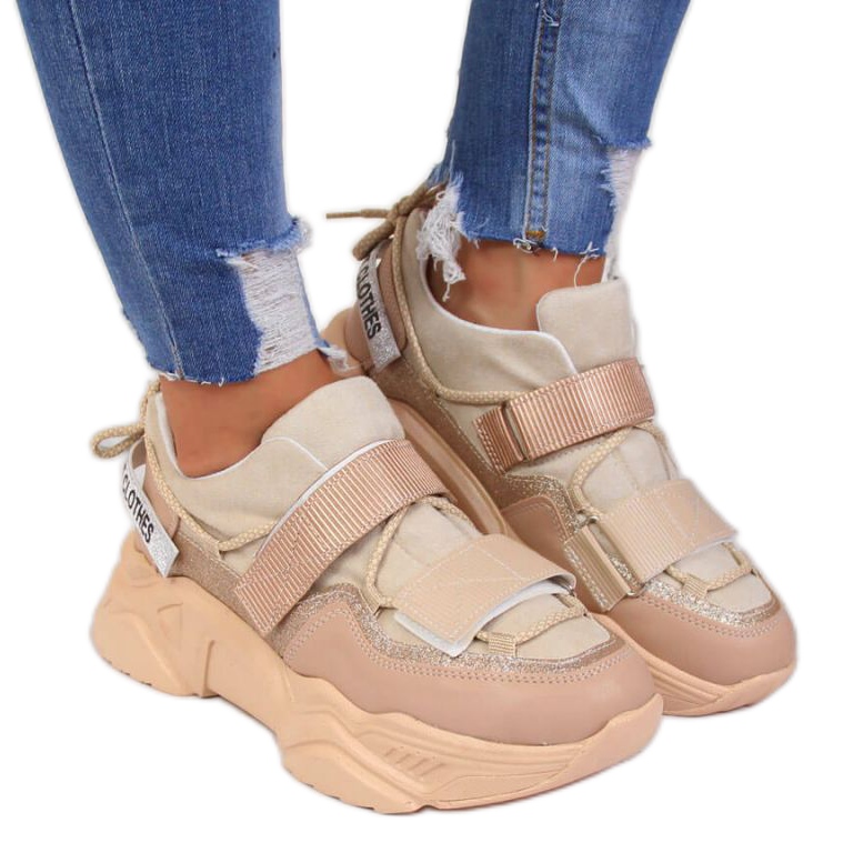 Zapatillas beige Navy Dot W WOL10