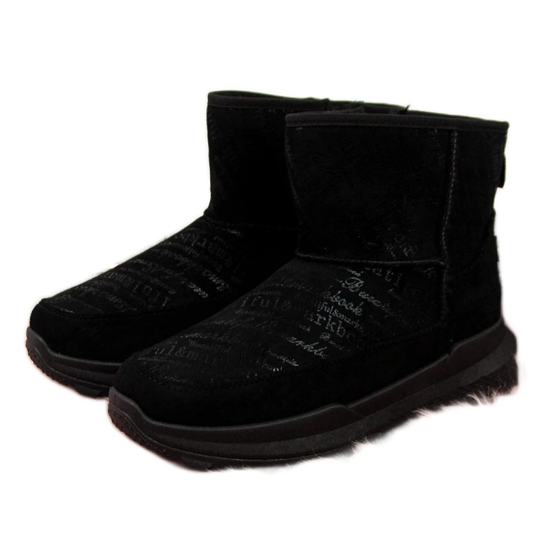 Botas de nieve de ante News W EVE311A negro