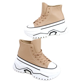 Zapatillas Corbel Khaki de suela alta beige caqui Zapatillas Corbel Khaki de suela alta beige caqui