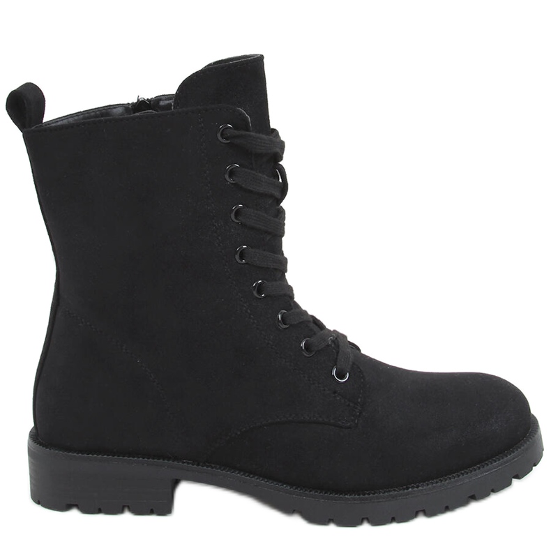 Trabajadores con cordones de Bente Black negro