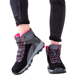 Zapatos de trekking MCKEYLOR negro rosado gris