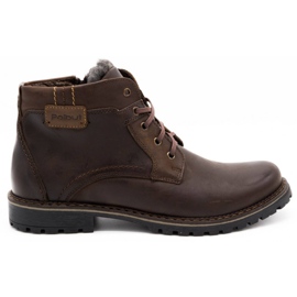 Polbut Botas de nieve marrones J35 para hombre marrón
