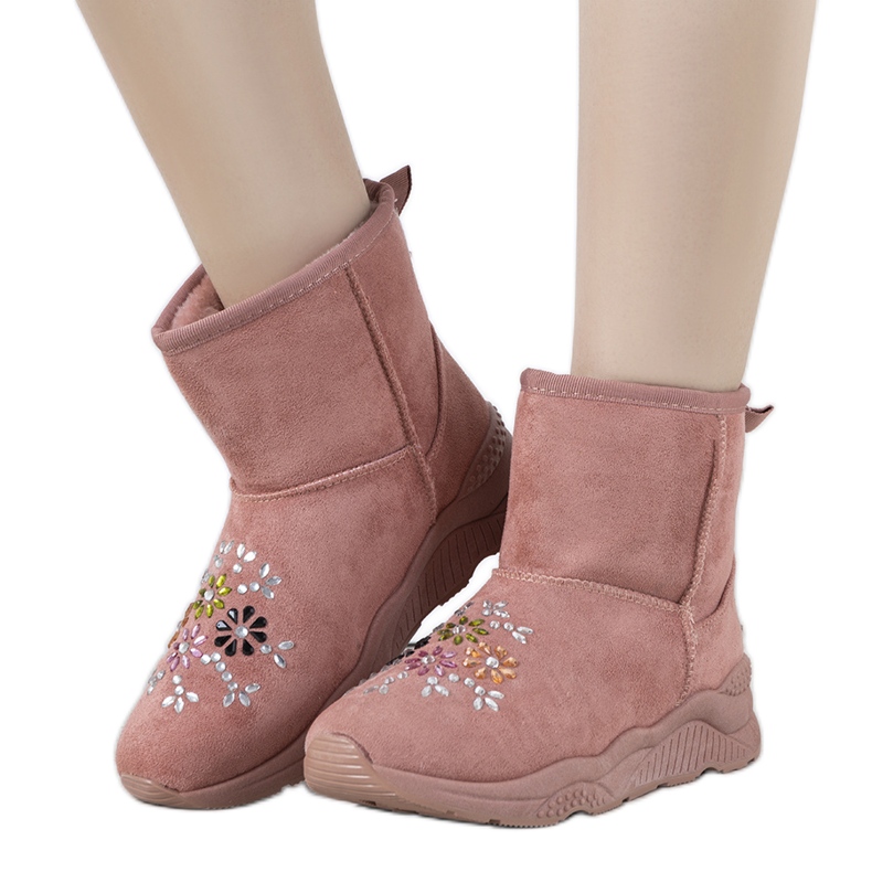 Botas de nieve para mujer rosas de Arana rosado