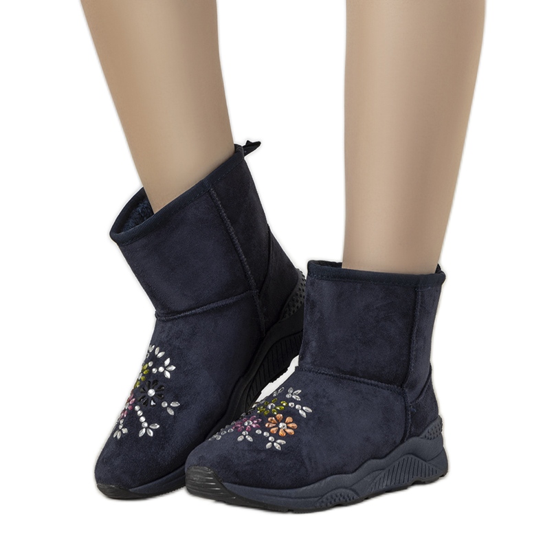 Botas de nieve Arana azul marino para mujer Botas de nieve Arana azul marino para mujer