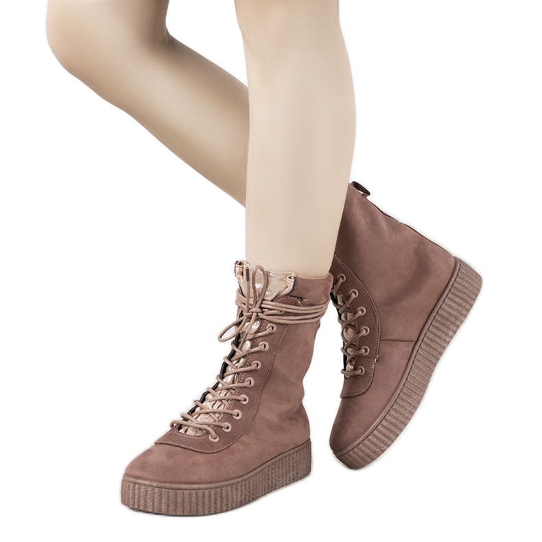 Zapatillas rosa Winter Soliz rosado