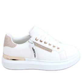 Zapatos deportivos Idda Gold para mujer blanco