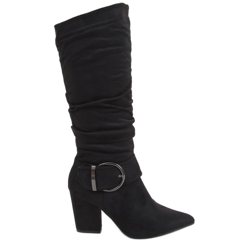 Botas de tacón Kristin Black negro