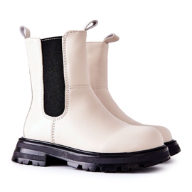 FR1 Botas de abrigo para niños Beige Alanya negro