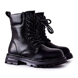 FR1 Botas Infantiles Dollay Negra Con Hebilla negro