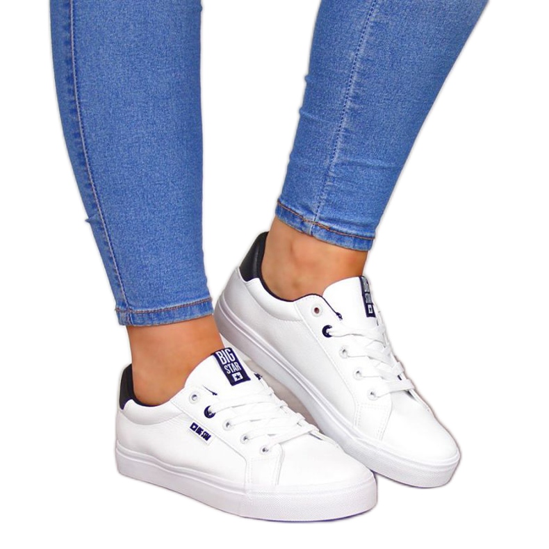 Zapatillas blancas Big Star W EE274312 blanco