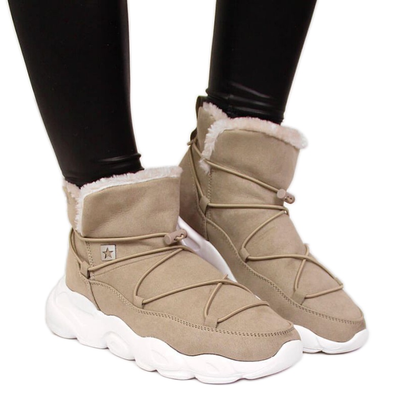 Botas de nieve Big Star W II274263 beige Botas de nieve Big Star W II274263 beige