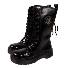 Botas altas de piel con aislamiento Filippo W PAW298 negro